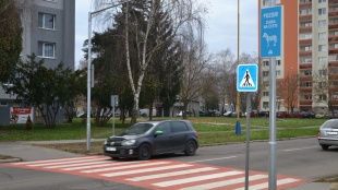 "Zebra na ceste" Laborecká ulica