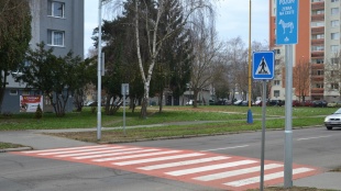 "Zebra na ceste" Laborecká ulica