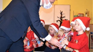 Mikuláš v MŠ Partizánska