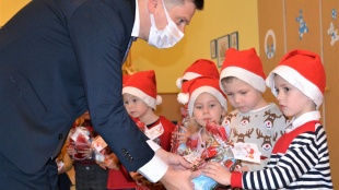 Mikuláš v MŠ Partizánska