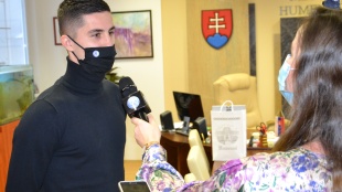 Martin Koscelník na návšteve u primátora