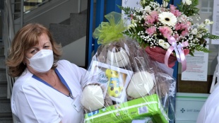 Terézia Šuľáková prebrala dar pre mamičku a Zojku