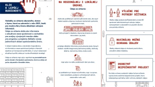 Sčítanie obyvateľstva 2021 - klik pre lepšiu budúcnosť