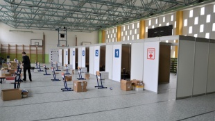 Vakcinačné centrum v Humennom - Obchodná akadémia (telocvičňa)