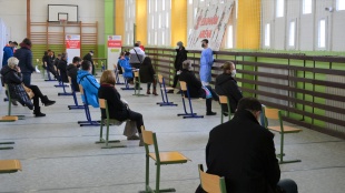 Veľkokapacitné očkovanie v Humennom (6.3.)