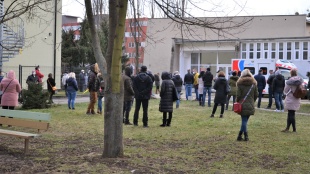 Veľkokapacitné očkovanie v Humennom (6.3.)