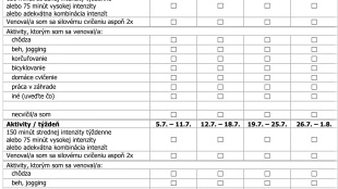 Vyzvi srdce k pohybu 2021 - účastnícky list