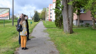 Koniec Puškinovej ulice (koniec časti rekonštrukcie)