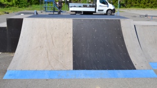 Opravené skateparkové ihrisko