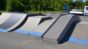 Opravené skateparkové ihrisko