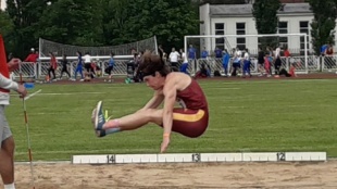 Patrik Megela (2. kolo Slovenskej atletickej ligy v Trnave)
