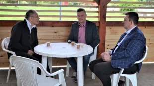 Stretnutie Miloša Merička a Dušana Veliča