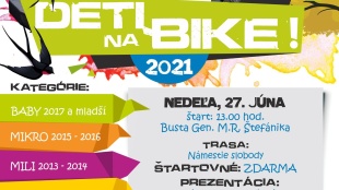 Deti na bike - Námestie slobody - nedeľa 27.6.