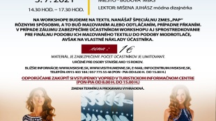 STÁLE JE ČO OBJAVOVAŤ - worshop Maľovanie na textil