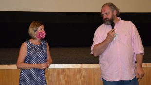 Katarína Matuškovičová (MsKS) a Ivan Ostrochovský