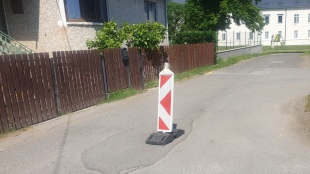 Prepadnutá cesta - Kudlovská ulica