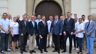 Delegácia Majstrovstiev Európy dievčat U-16 vo volejbale
