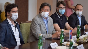 Ján Budaj, mInister životného prostredia, sa zaujímal o zber bioodpadu v Humennom