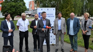 Ján Budaj, mInister životného prostredia, sa zaujímal o zber bioodpadu v Humennom