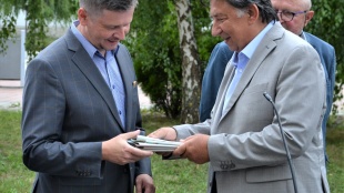 Ján Budaj, mInister životného prostredia, sa zaujímal o zber bioodpadu v Humennom