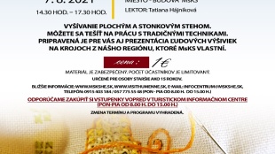 Projekt "Stále je čo objavovať" - Vyšívanie niťou