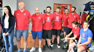 Hokejisti SR U-16 v Humennom