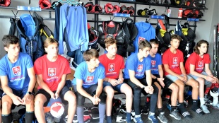 Hokejisti SR U-16 v Humennom