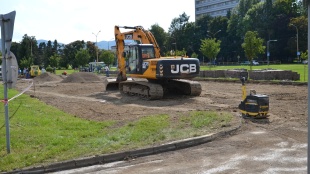 Rekonštrukcia parkoviska pred MsÚ Humenné