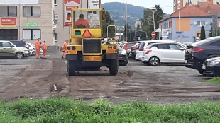 Rekonštrukcia parkoviska pred MsÚ Humenné
