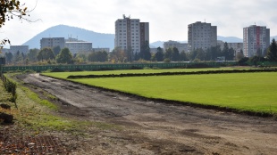 Rekonštrukcia tartanovej dráhy - II. fáza (október 2021)