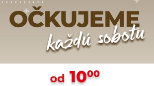 Očkovanie aj bez pozvania - každú sobotu (10:00 - 17:00 hod.)