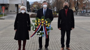 Valéria Kurťáková, Miloš Meričko a Slavomír Novák