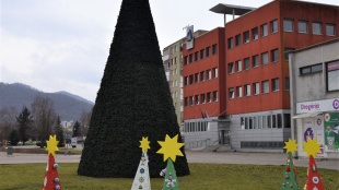 Vianočné stromčeky na Južnom námestí