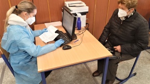 Veľkokapacitné očkovacie centrum (Obchodná akadémia) 12.12.2021