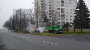 Havária hlavného horúcovodu JUH (Laborecká ulica)