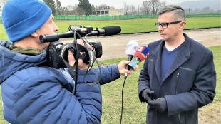 O výstavbu ľahkoatletického štadióna sa zaujímala spravodajská televízia