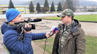 O výstavbu ľahkoatletického štadióna sa zaujímala spravodajská televízia