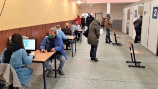 Veľkokapacitné očkovacie centrum (Obchodná akadémia) 19.12.2021