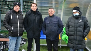 Humenné - Prešov 4:1. Štefan Styrančák, Ľuboš Micheľ, Pavol Dzido a Peter Barna