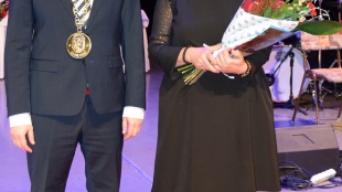 Miloš Meričko a  Jana Pečeňáková (vychovávateľka ZŠ Hrnčiarska)