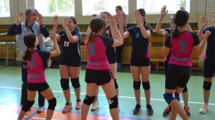 Mladšie žiačky ŠK Gymnázium Humenné