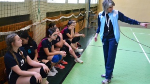Mladšie žiačky ŠK Gymnázium Humenné