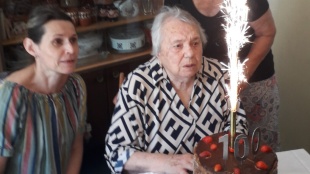Mária Poláková oslávila 100 rokov v kruhu rodiny