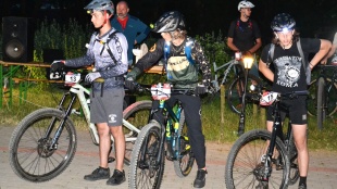 Nočná cyklistická časovka na Hubkovej