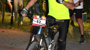 Nočná cyklistická časovka na Hubkovej