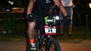 Nočná cyklistická časovka na Hubkovej