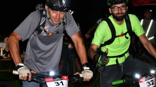 Nočná cyklistická časovka na Hubkovej
