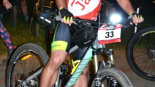 Nočná cyklistická časovka na Hubkovej