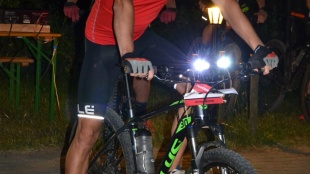 Nočná cyklistická časovka na Hubkovej