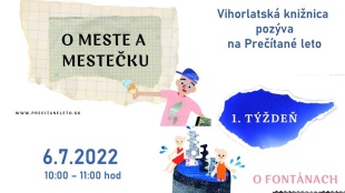O fontánach... Prečítané leto